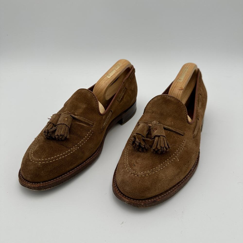 6.5B Alden 3403 Tassel Loafer Mens Snuff Suede